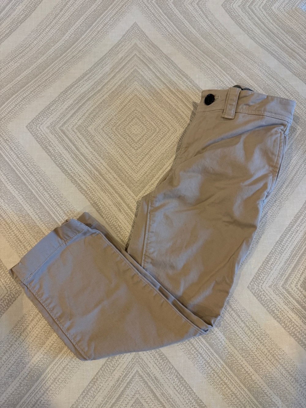 Burberry Boys Khaki Pants Size 5Y Nova Check Waist Adjustable
